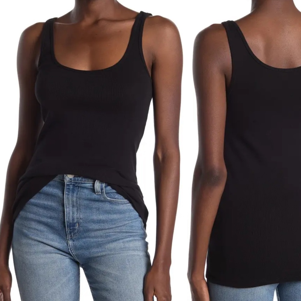 James Perse Ribbed Tank | Size 0/S | Worn 1x